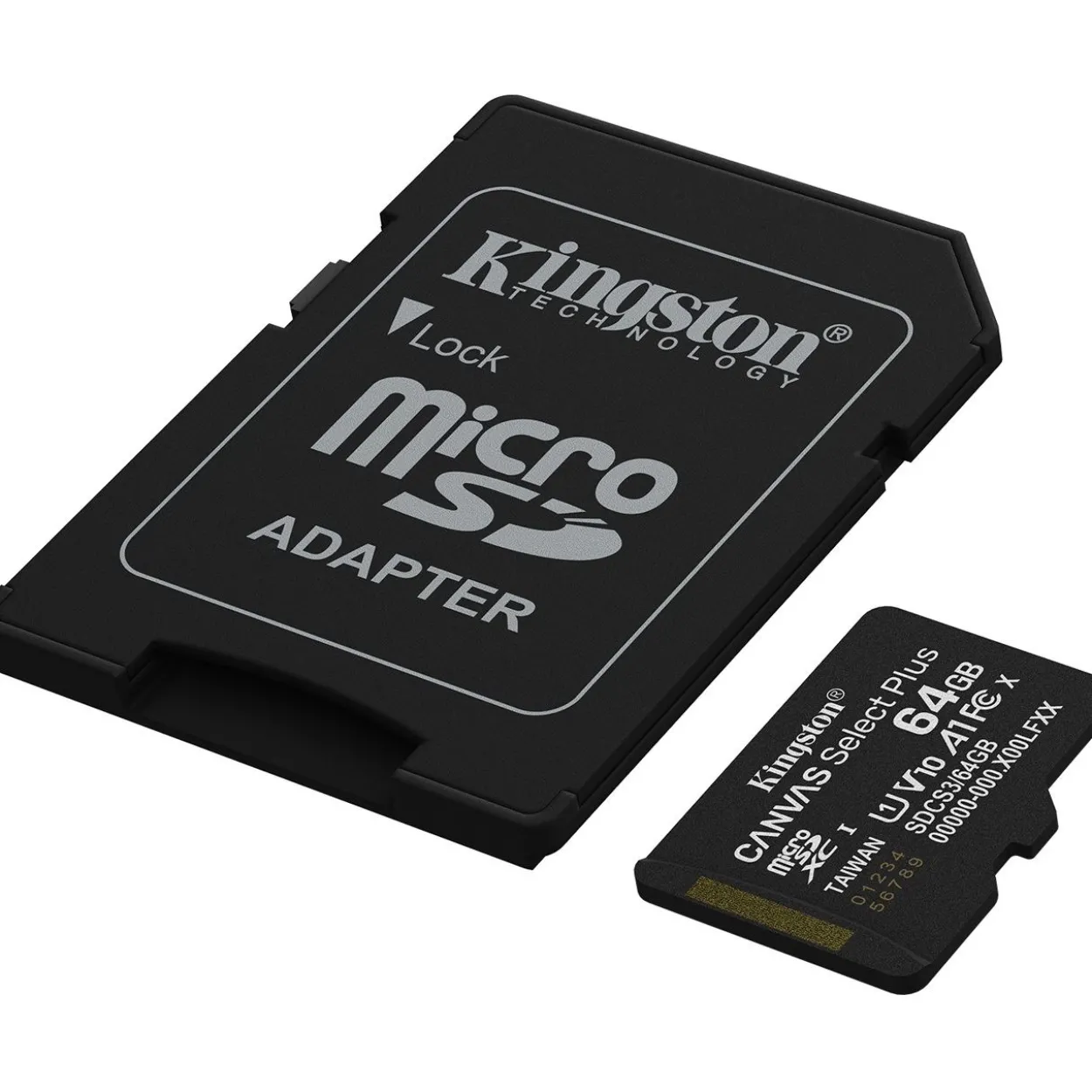 64GB Kingston MicroSD Card SDXC Canvas+ Gen3 mit Adapter retail