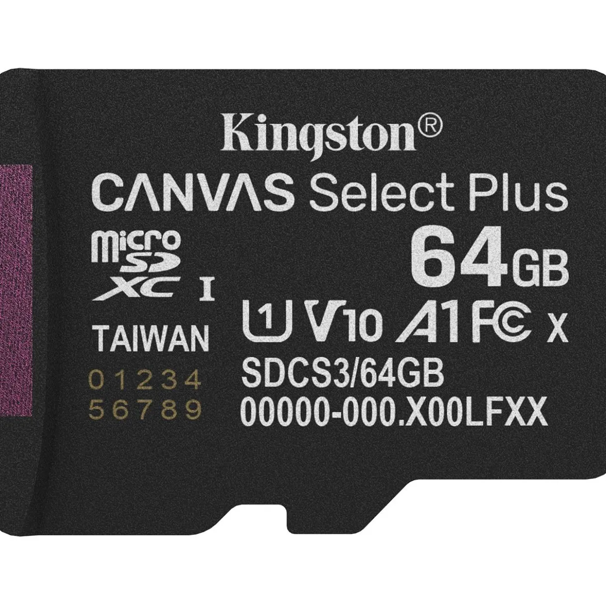 64GB Kingston MicroSD Card SDXC Canvas+ Gen3 mit Adapter retail