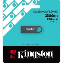 256GB Kingston USB-Stick DataTraveler SE9 G3 - USB 3.2 Gen 1 - Schwarz