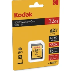 32 GB Kodak EKMSD32GHC10K SDHC Class 10 Retail