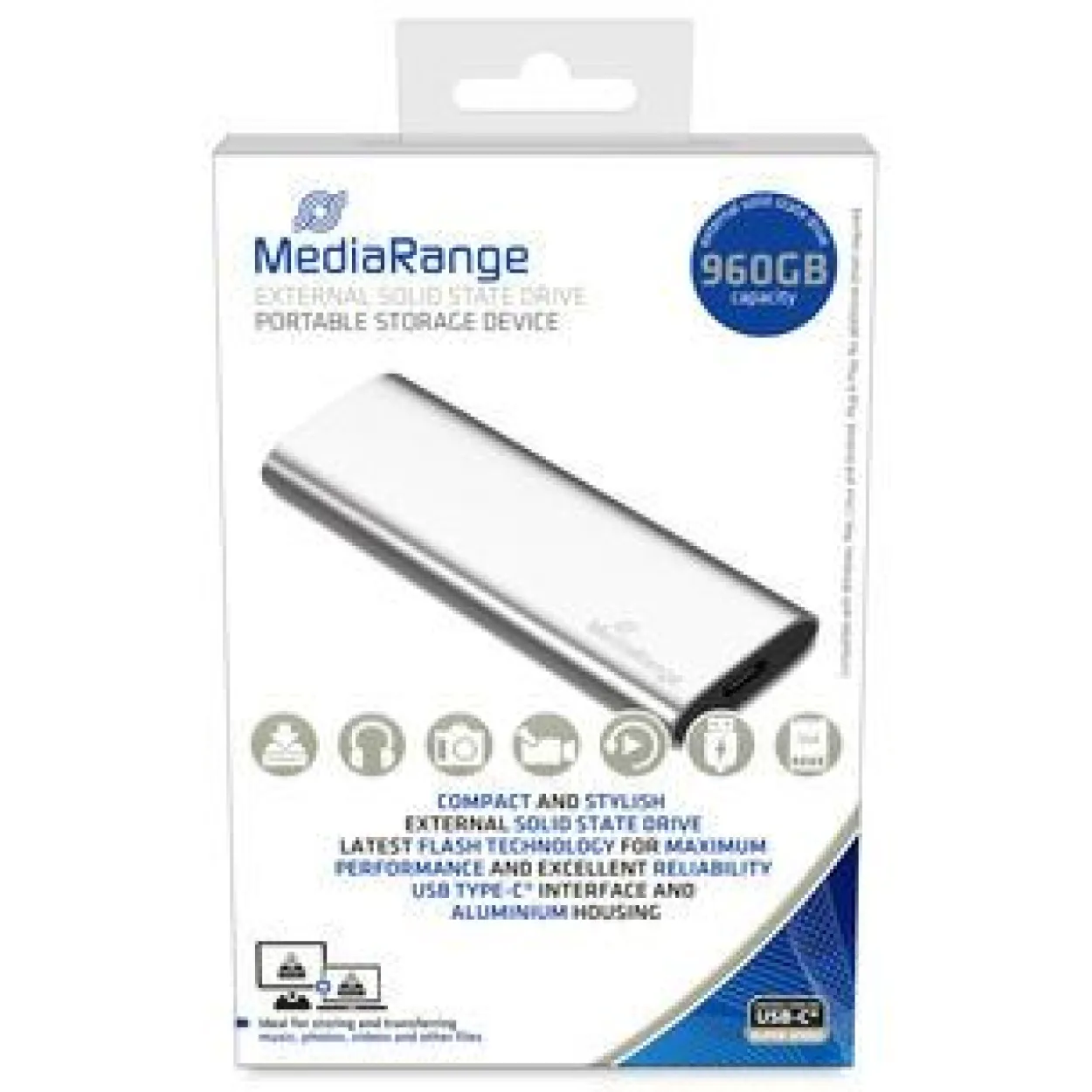 960GB MediaRange MR1103 Extern USB 3.2 (MR1103)