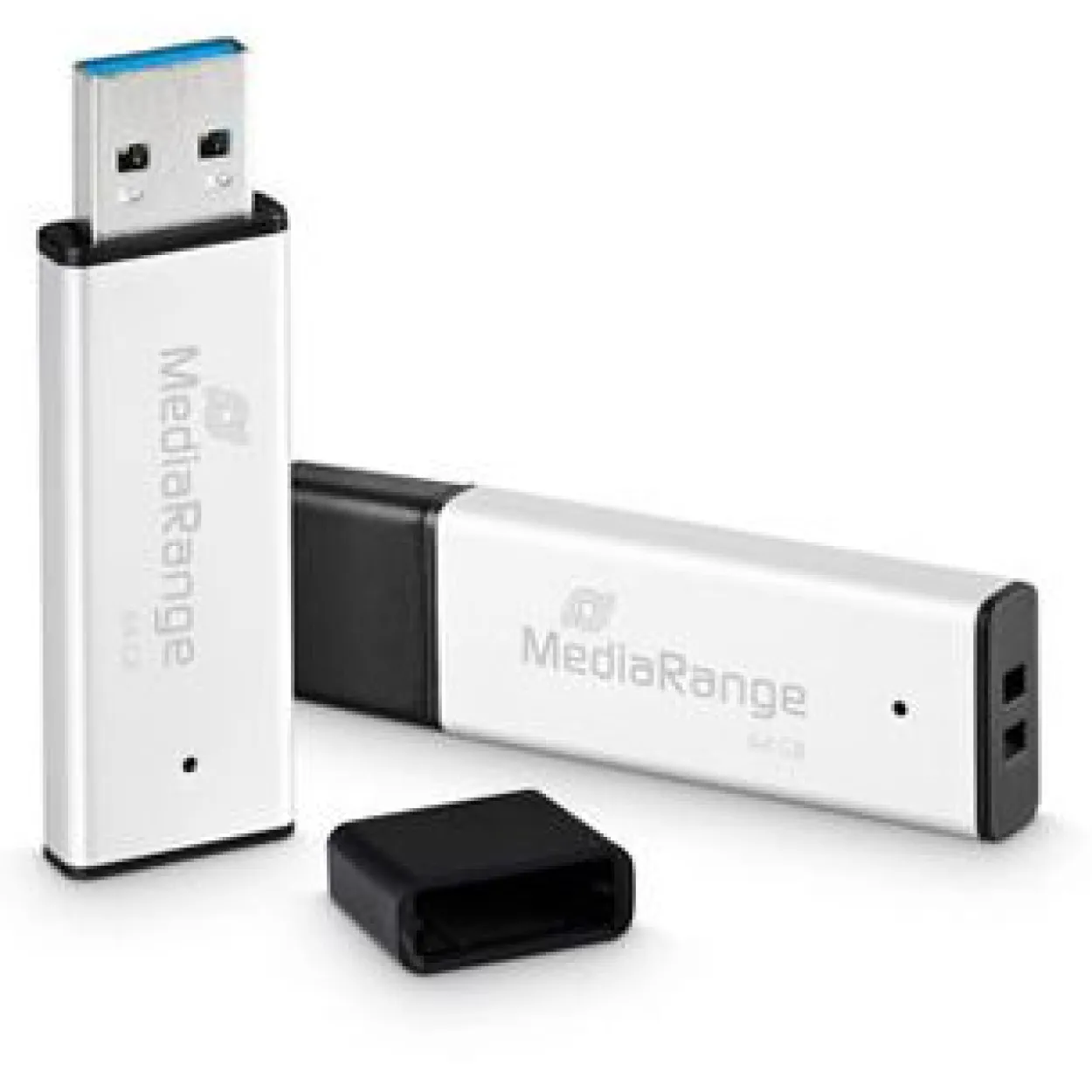 64GB MediaRange USB-Stick USB 3.0 high performance aluminiu