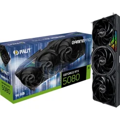 16GB Palit GeForce RTX 5080 GamingPro Aktiv PCIe 5.0 x16 1xHDMI 2.1b / 3xDisplayPort 2.1b (Retail)