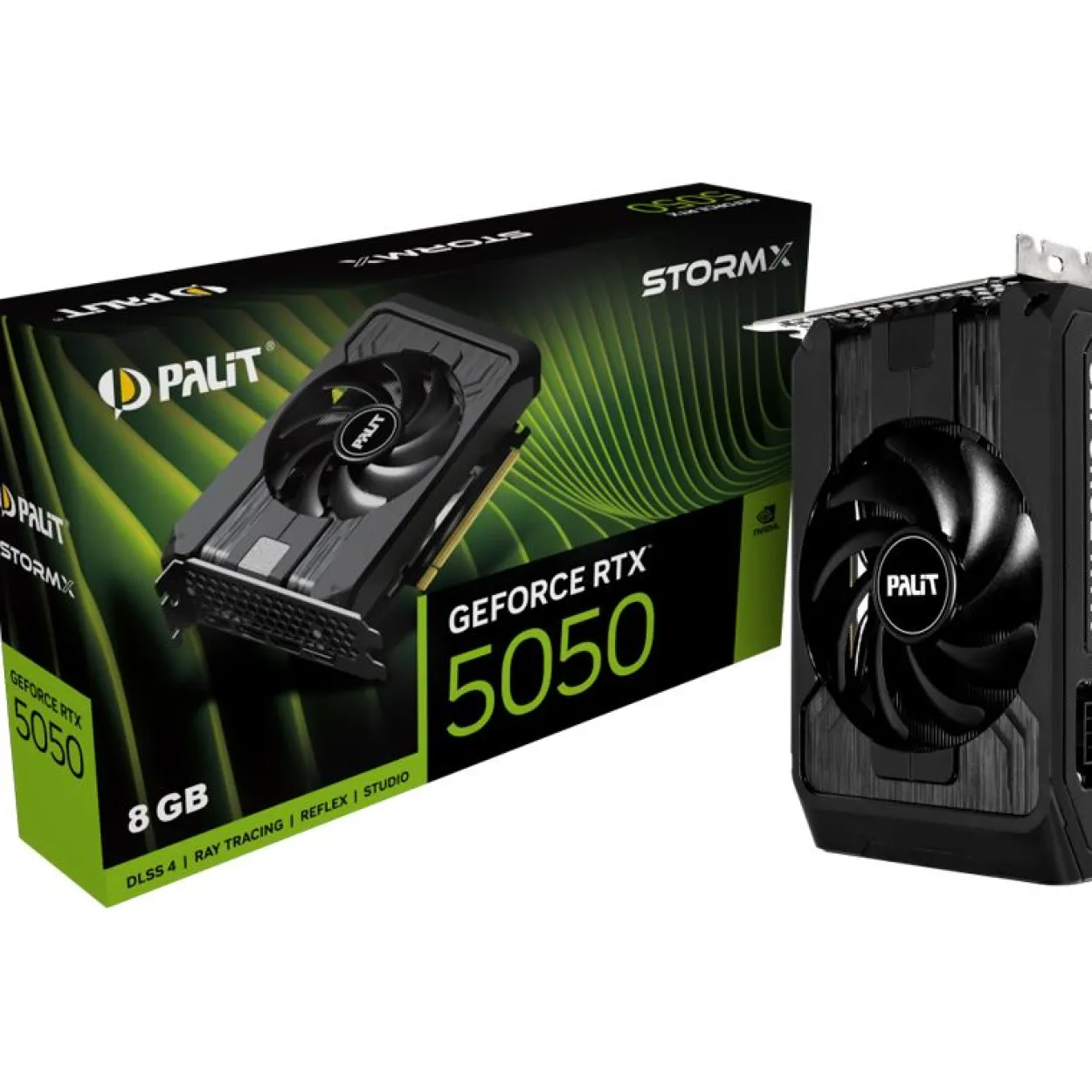 8GB Palit GeForce RTX 5050 StormX Aktiv PCIe 5.0 x16 (x8) (Retail)