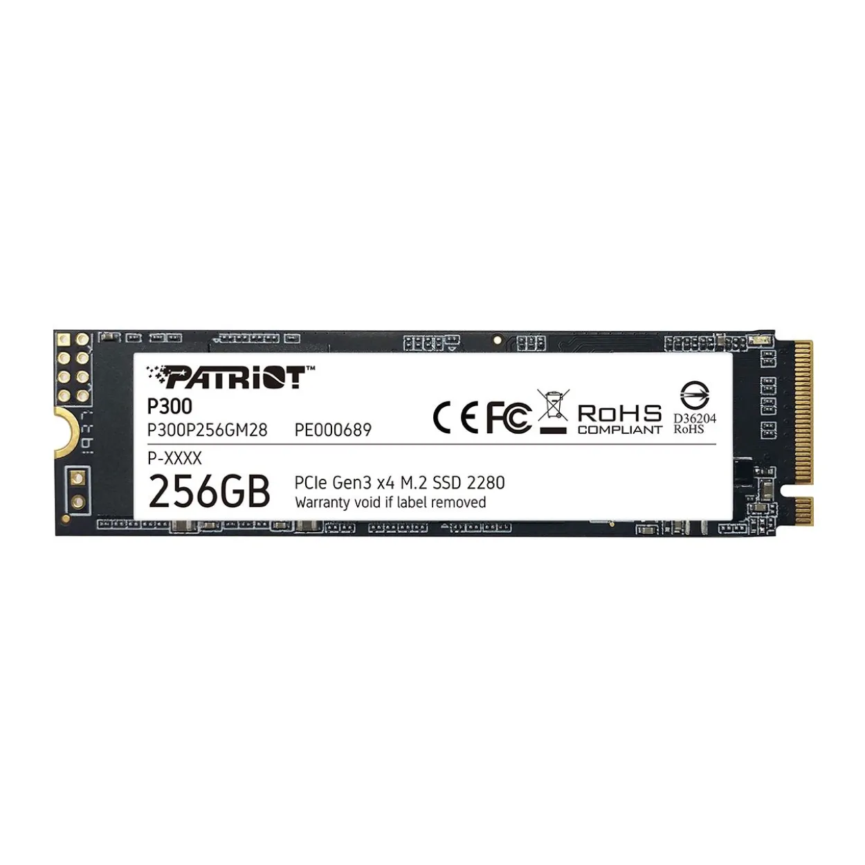 256GB Patriot P300 M.2 2280 PCIe 3.0 x4 3D-NAND TLC (P300P256GM28)