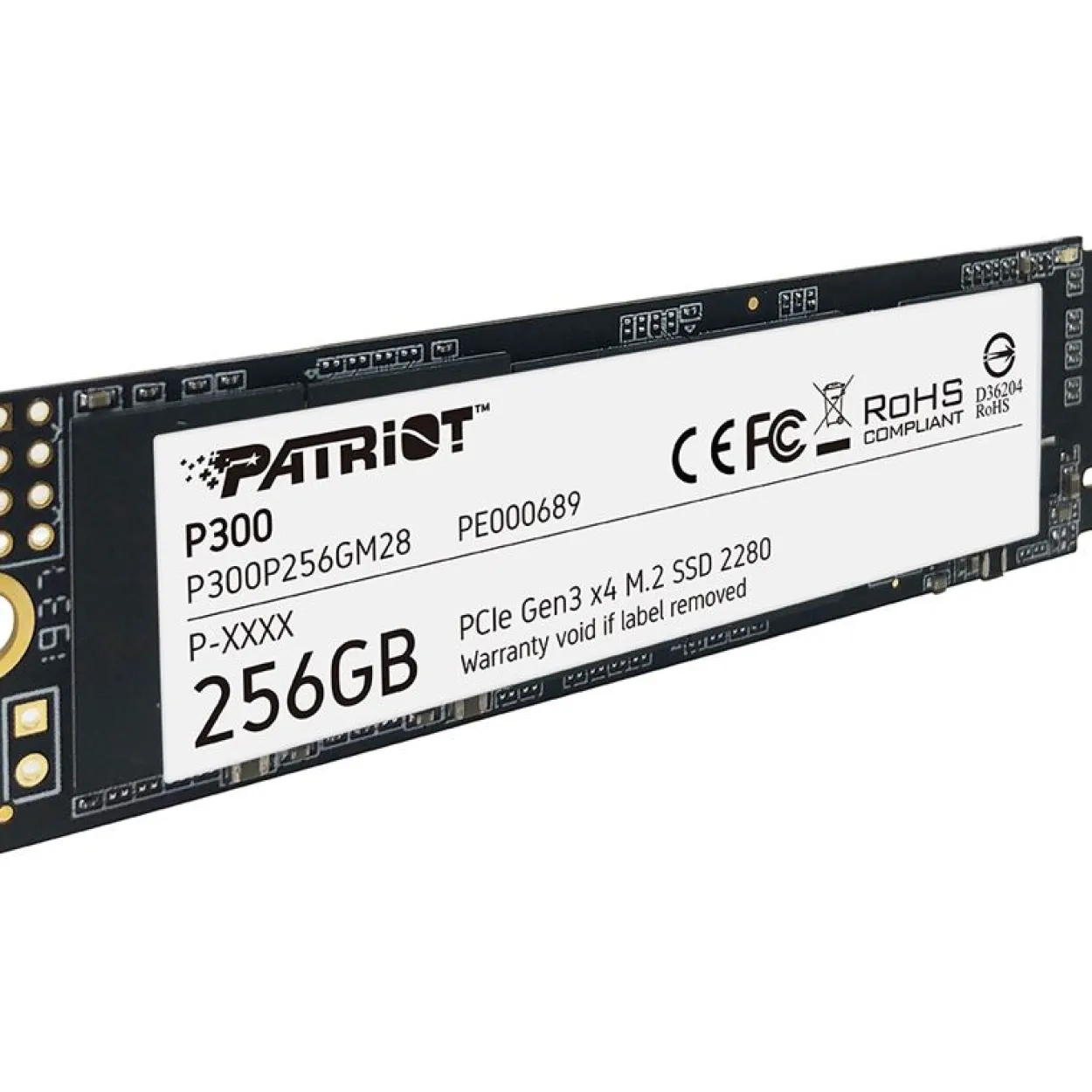 256GB Patriot P300 M.2 2280 PCIe 3.0 x4 3D-NAND TLC (P300P256GM28)