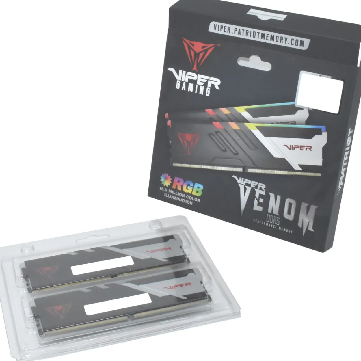 32GB Patriot VIPER VENOM RGB DDR5-6000 DIMM CL30 Dual Kit