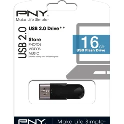 16 GB PNY Attache 4 schwarz USB 2.0