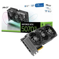 16GB PNY GeForce RTX 5070 Ti Overclocked Triple Fan Aktiv PCIe 5.0 x16 (Retail)