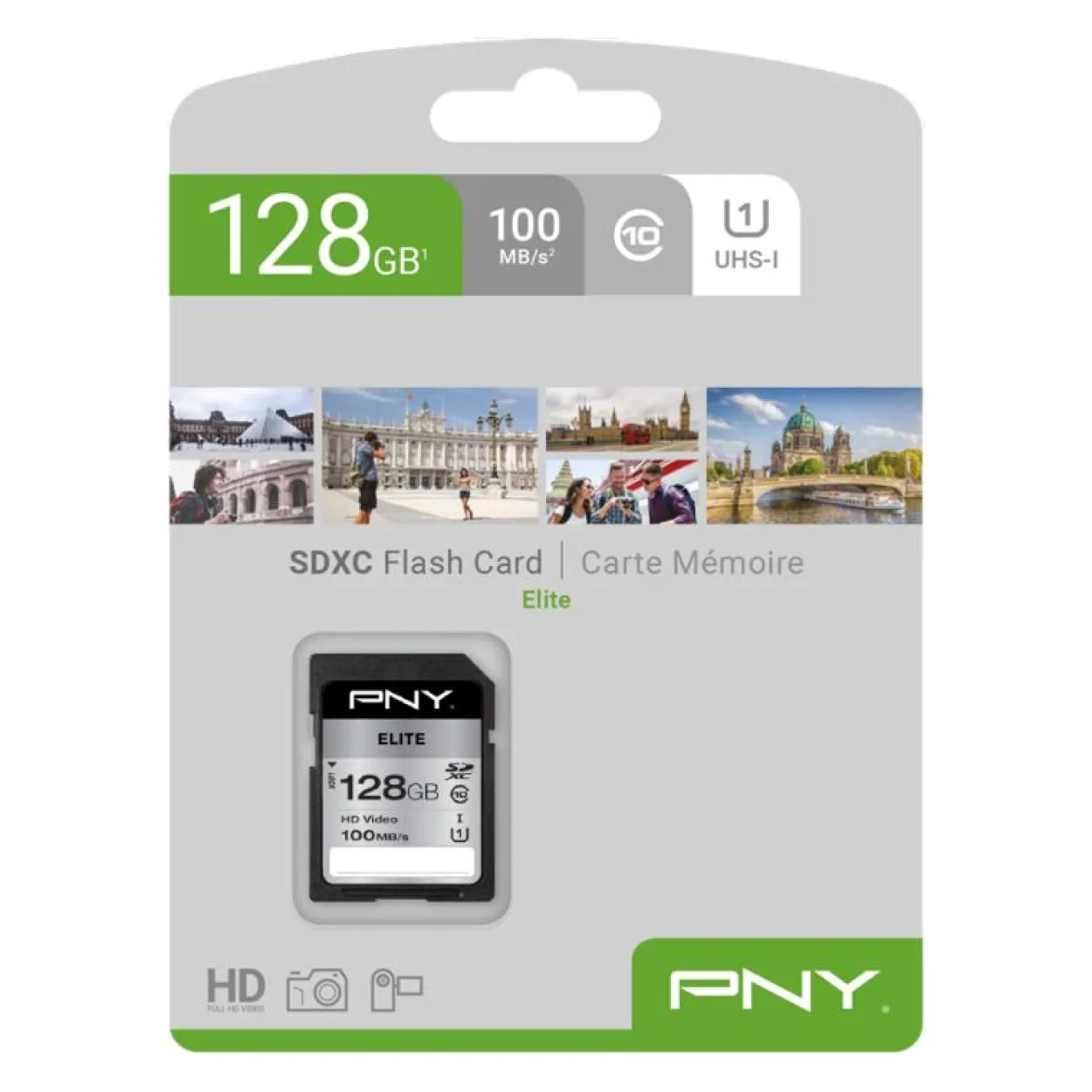 128GB PNY Memory Card SD ELITE SDHC CLASS 10
