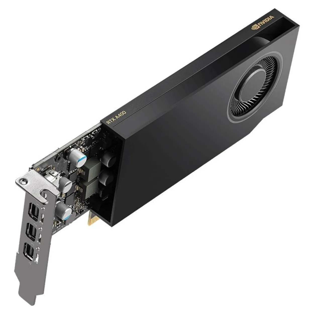 4GB PNY RTX A400 Smallbox Aktiv PCIe 4.0 x16 (x8) (Lite Retail)