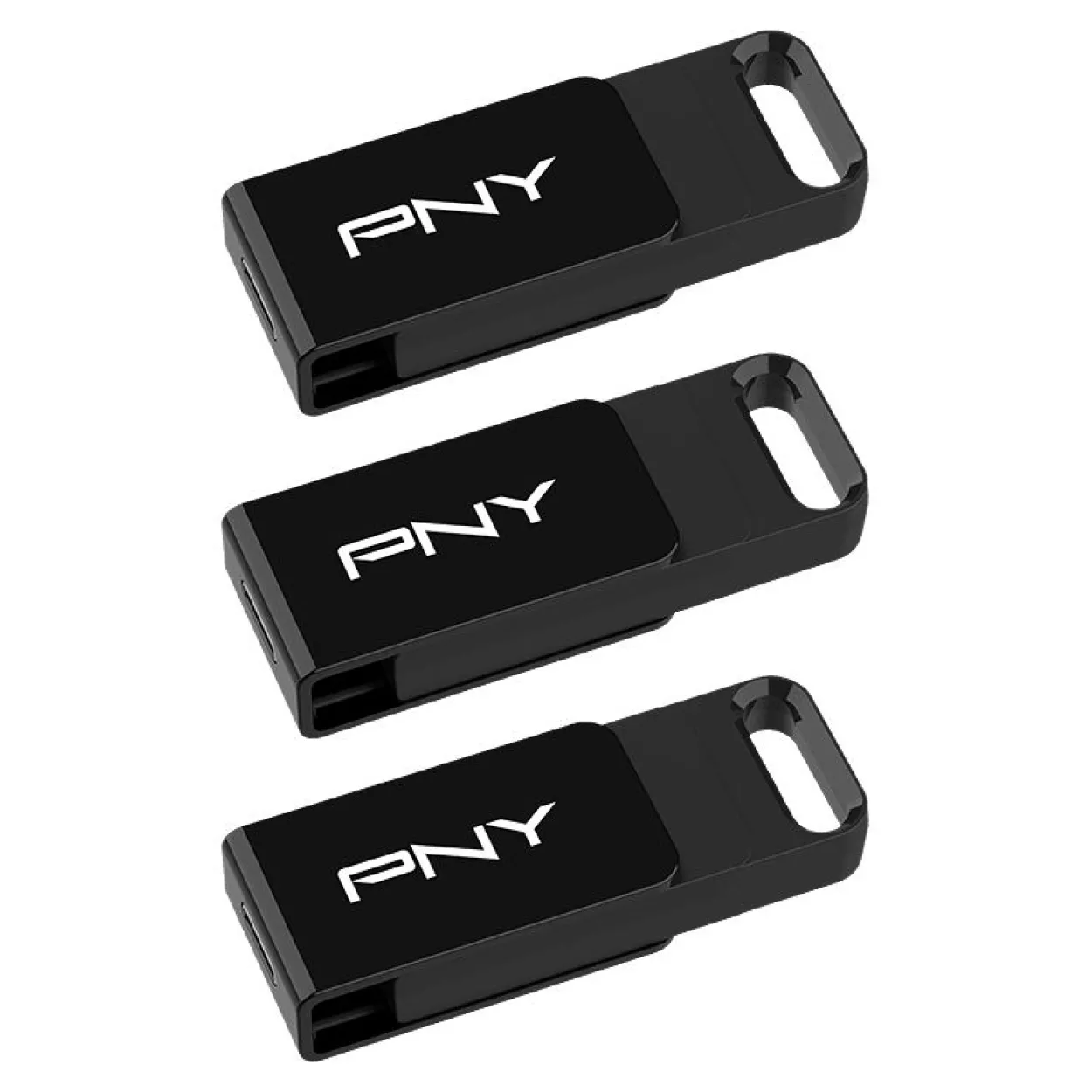 128GB PNY USB-Stick Elite USB 3.2 TYPE-C retail 3er-Pack
