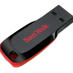32 GB SanDisk Cruzer Blade rot/schwarz USB 2.0