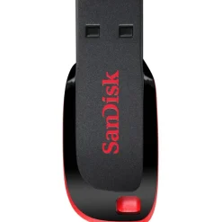 64 GB SanDisk Cruzer Blade rot/schwarz USB 2.0