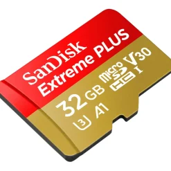 32 GB SanDisk Expreme Plus microSDHC Class 10 Retail inkl. Adapter