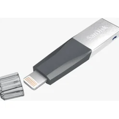 64 GB SanDisk iXpand Go schwarz/silber USB 3.0 und Lightning