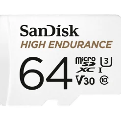 64GB SanDisk Max Endurance R100/W40 microSDXC Kit (SDSQQVR-064G)