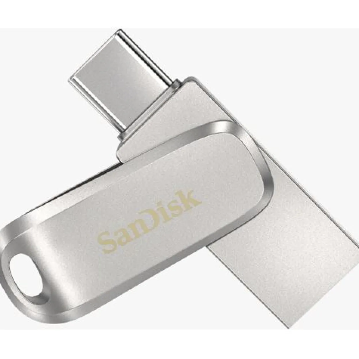 128 GB SanDisk Ultra Dual Drive Luxe silber USB 3.0 und Typ C