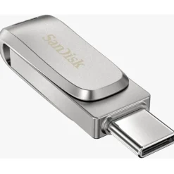 32 GB SanDisk Ultra Dual Drive Luxe silber USB 3.0 und Typ C