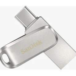 32 GB SanDisk Ultra Dual Drive Luxe silber USB 3.0 und Typ C
