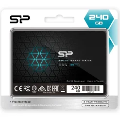 240GB Silicon Power Slim S55 2.5" (6.4cm) SATA 6Gb/s (SP240GBSS3S55S25)