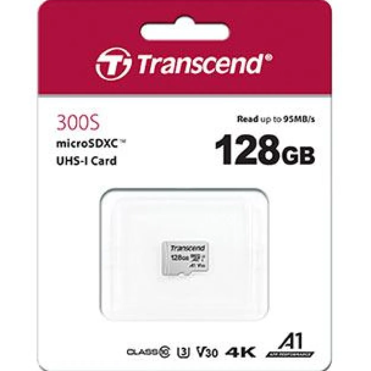 128GB Transcend microSDXC Card USD300S Retail