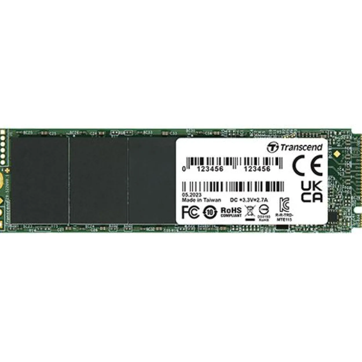 250GB Transcend MTE115S M.2 2280 PCIe 3.0 x4 3D NAND (TS250GMTE115S)