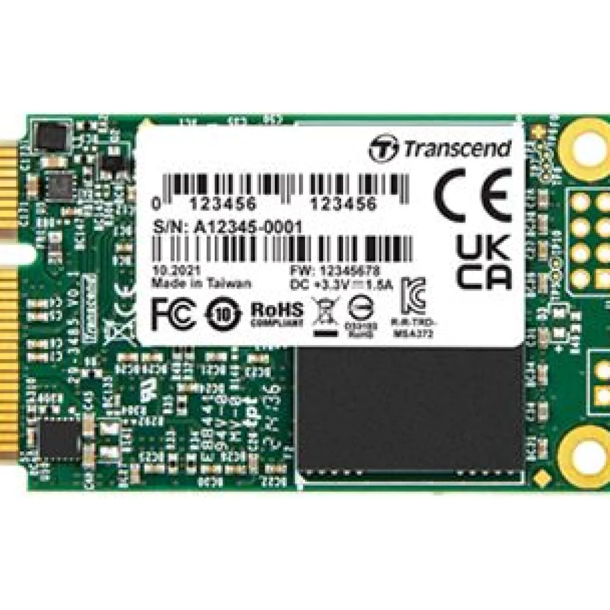 64GB Transcend SSD MSA372M mSATA MLC, bulk