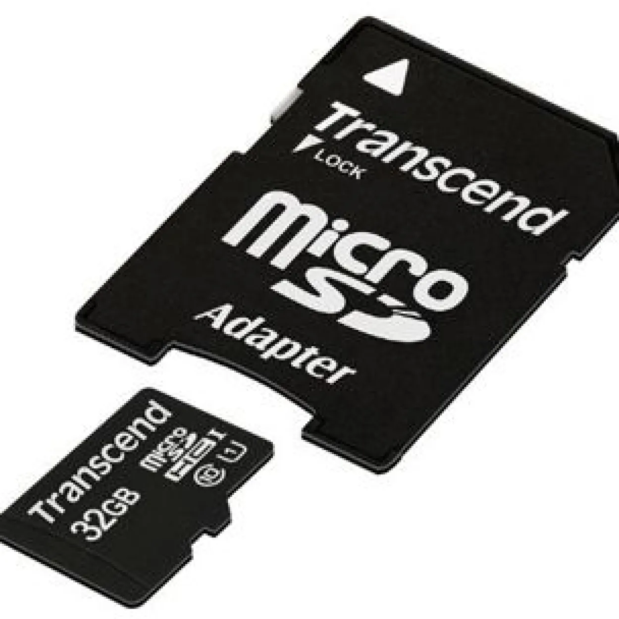 32 GB Transcend UHS-I microSDHC Class 10 Bulk inkl. Adapter auf SD
