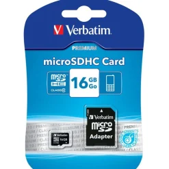 16 GB Verbatim microSDHC Class 10 Retail inkl. Adapter