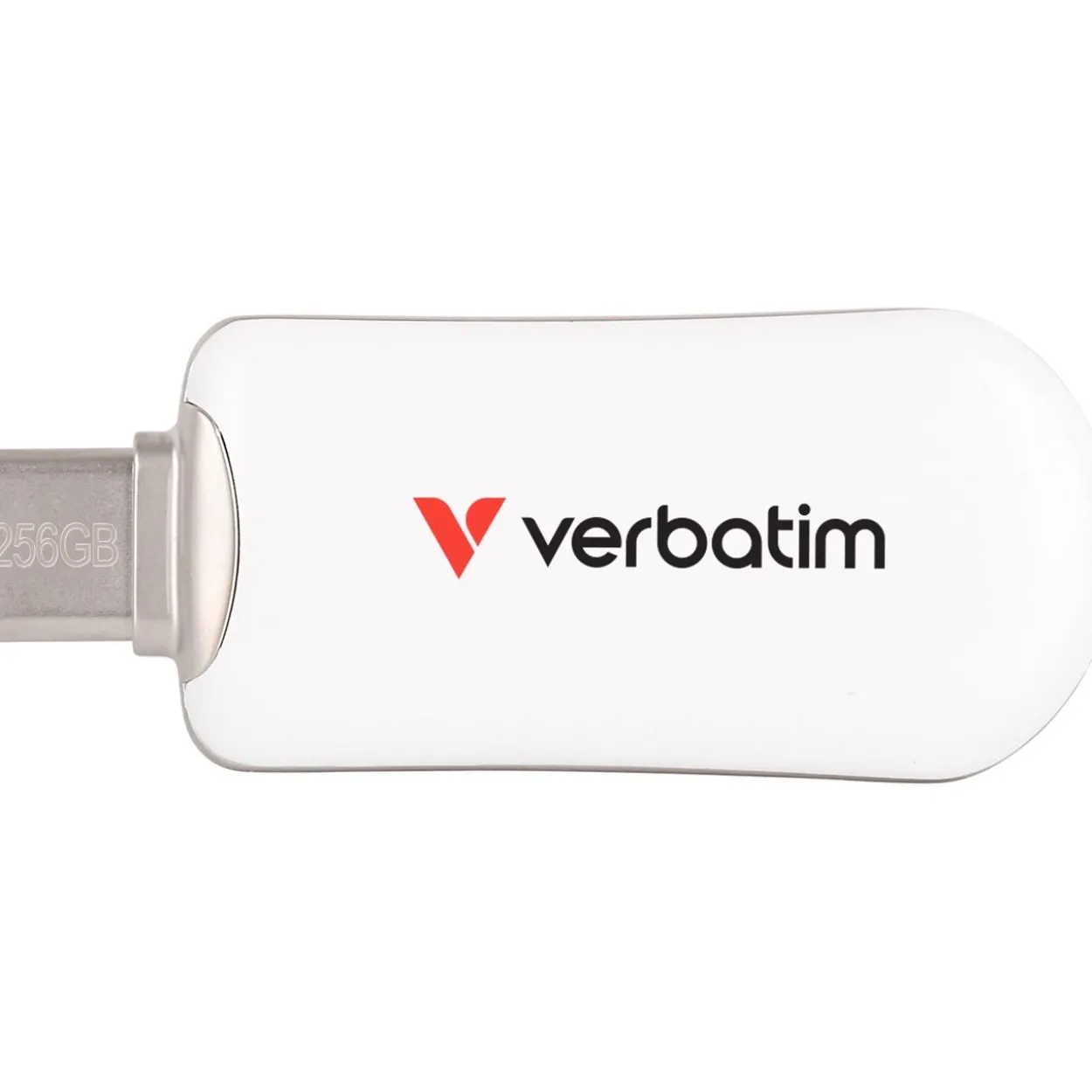 256GB Verbatim Plectra White USB-C Flash Drive