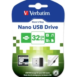 32 GB Verbatim Store `n` Stay NANO schwarz USB 2.0