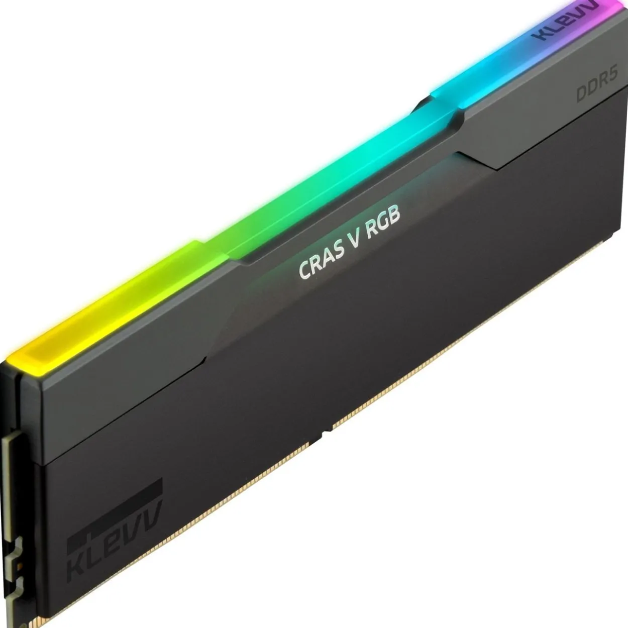 32GB (2x16GB) Klevv Cras V RGB UDIMM DDR5-6000 CL30-38-38-78 Obsidian Black