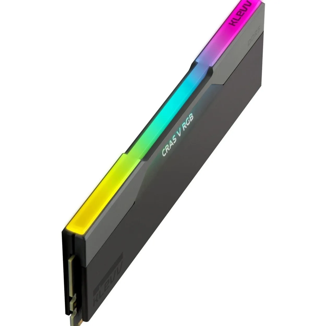 32GB (2x16GB) Klevv Cras V RGB UDIMM DDR5-6000 CL30-38-38-78 Obsidian Black