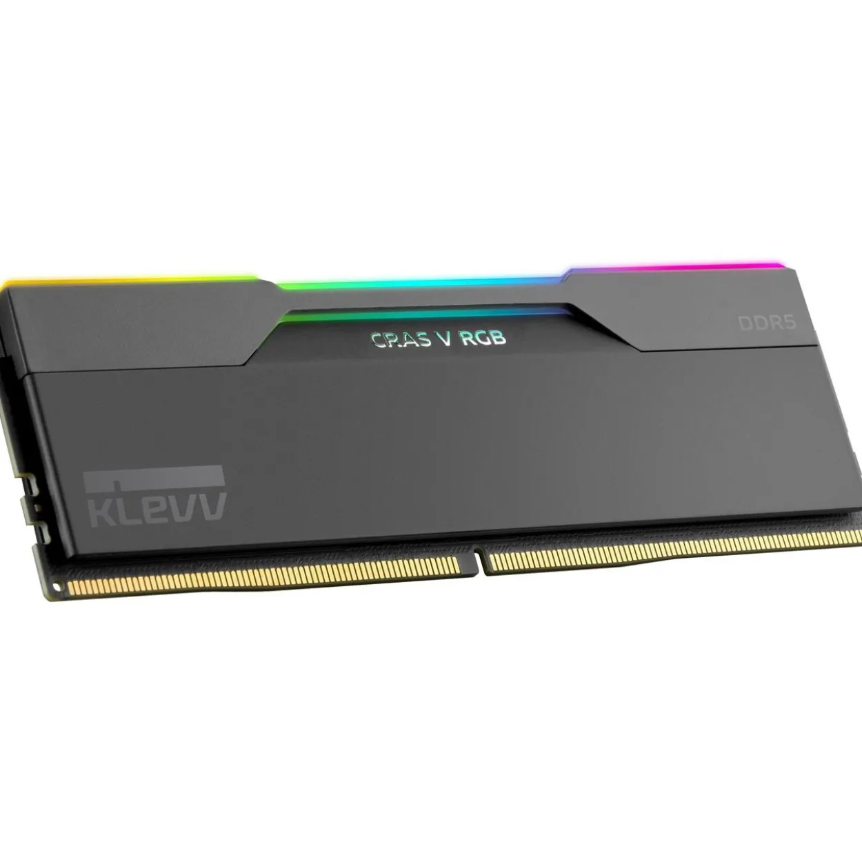 32GB (2x16GB) Klevv Cras V RGB UDIMM DDR5-6000 CL30-38-38-78 Obsidian Black