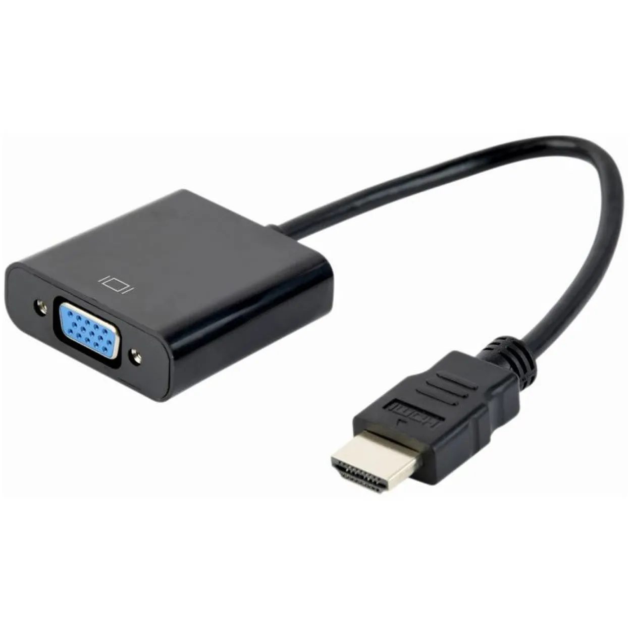 Gembird Adapter HDMI -> VGA/Audio Single-Port schwarz