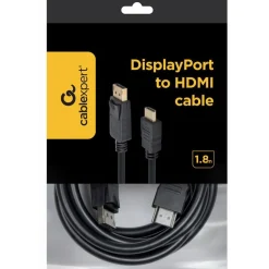 GEMBIRD Adapterkabel DP zu HDMI 1.8m