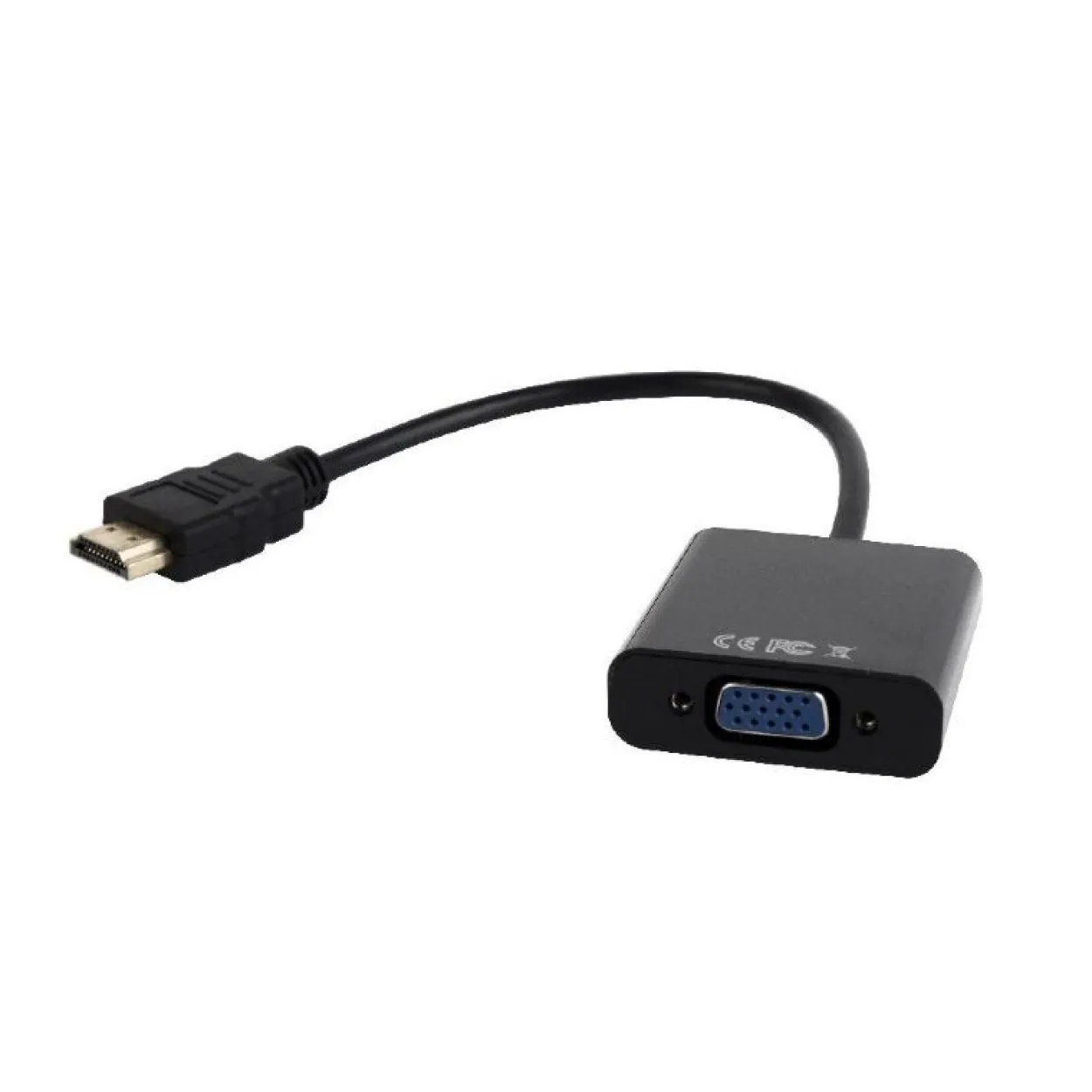 Gembird A-HDMI-VGA-03 Videokabel-Adapter 0,15 m HDMI Typ A (Standard) VGA (D-Sub) Schwarz