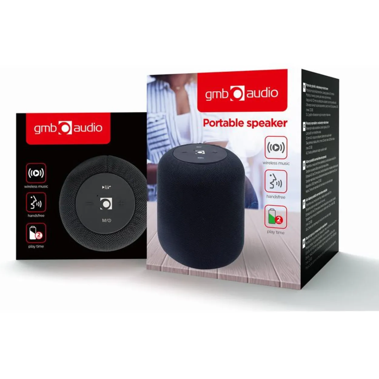 Gembird Bluetooth-Lautsprecher schwarz SPK-BT-15-BK