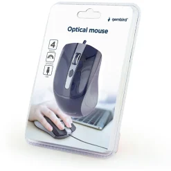 Gembird 4B-01 USB grau/schwarz (kabelgebunden)