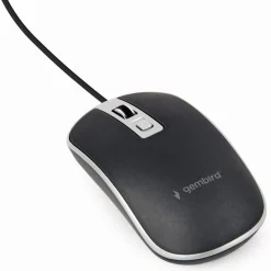 Gembird 4B-06 USB schwarz/silber (kabelgebunden)