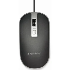 Gembird 4B-06 USB schwarz/silber (kabelgebunden)