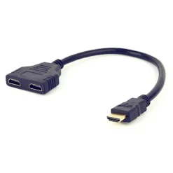 Gembird DSP-2PH4-04 HDMI-Kabel HDMI Typ A (Standard) 2 x HDMI Type A (Standard) Schwarz