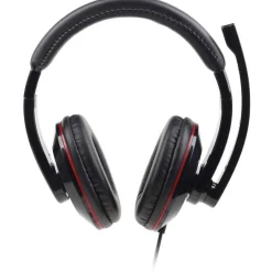 Gembird Headset stereo USB schwarz/rot