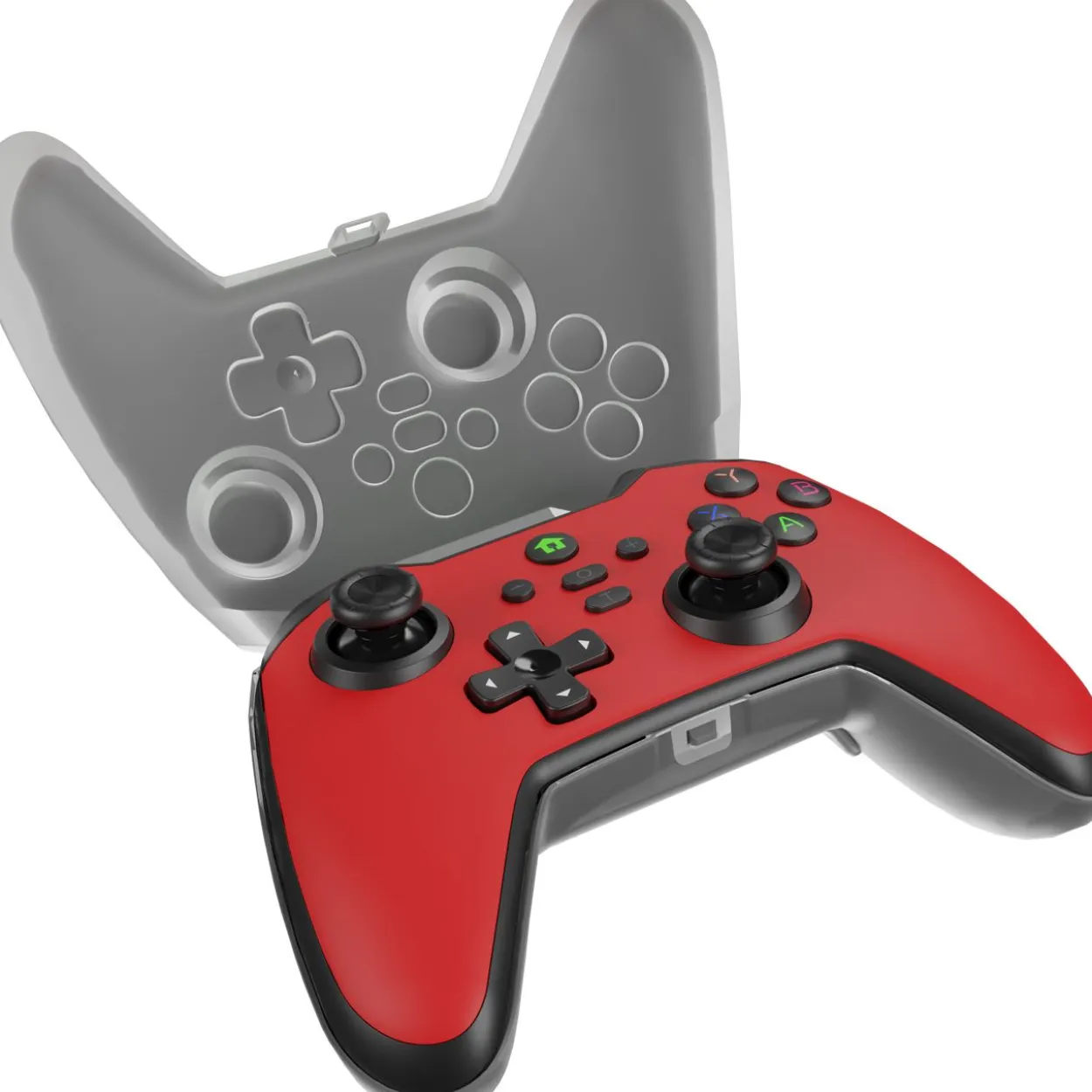 Genesis Gamepad MANGAN 400 kabellos rot/schwarz