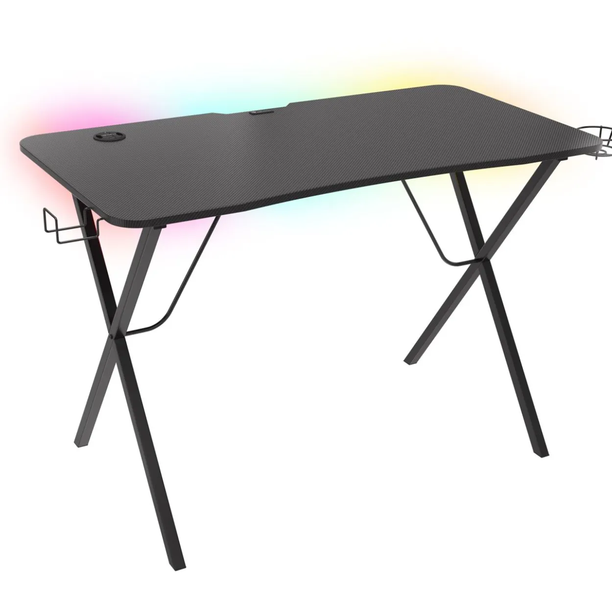 Genesis Gaming Tisch HOLM 200 RGB schwarz (113cm x 75cm)