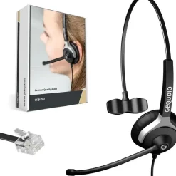 Gequdio Headset 1-Ohr für Unify mit Kabel
