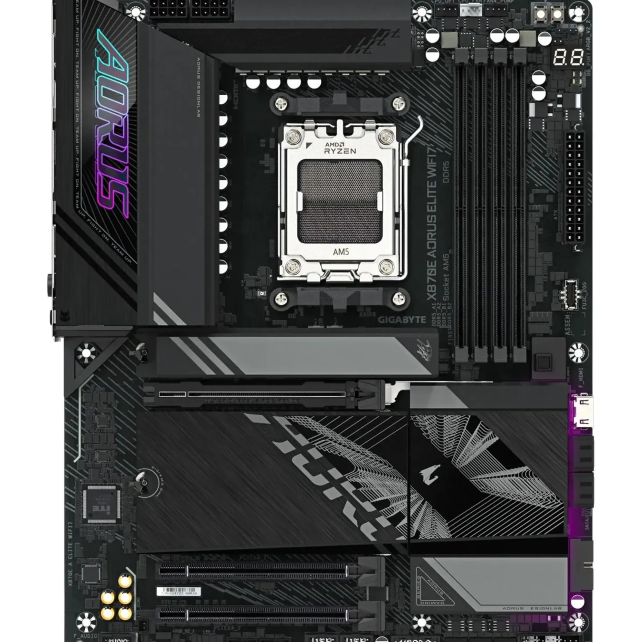 Gigabyte AORUS Elite WIFI7 AMD X870E So.AM5 DDR5 ATX Retail