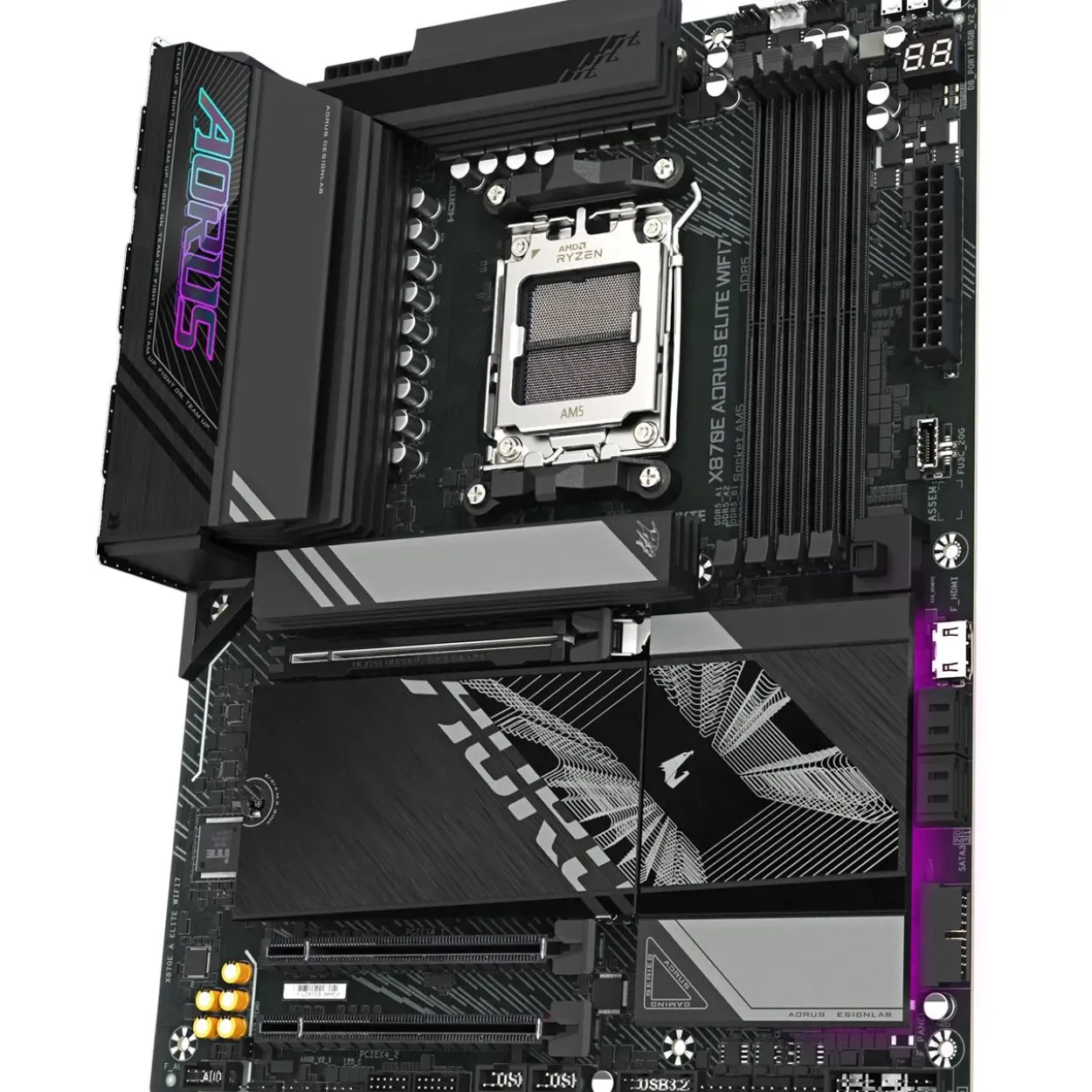 Gigabyte AORUS Elite WIFI7 AMD X870E So.AM5 DDR5 ATX Retail