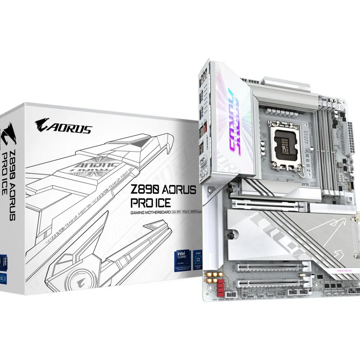 Gigabyte AORUS Pro ICE Intel Z890 So.1851 DDR5 ATX Retail